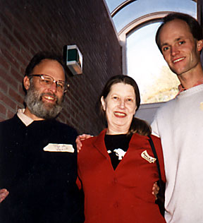 Jan de Voogd and two friends